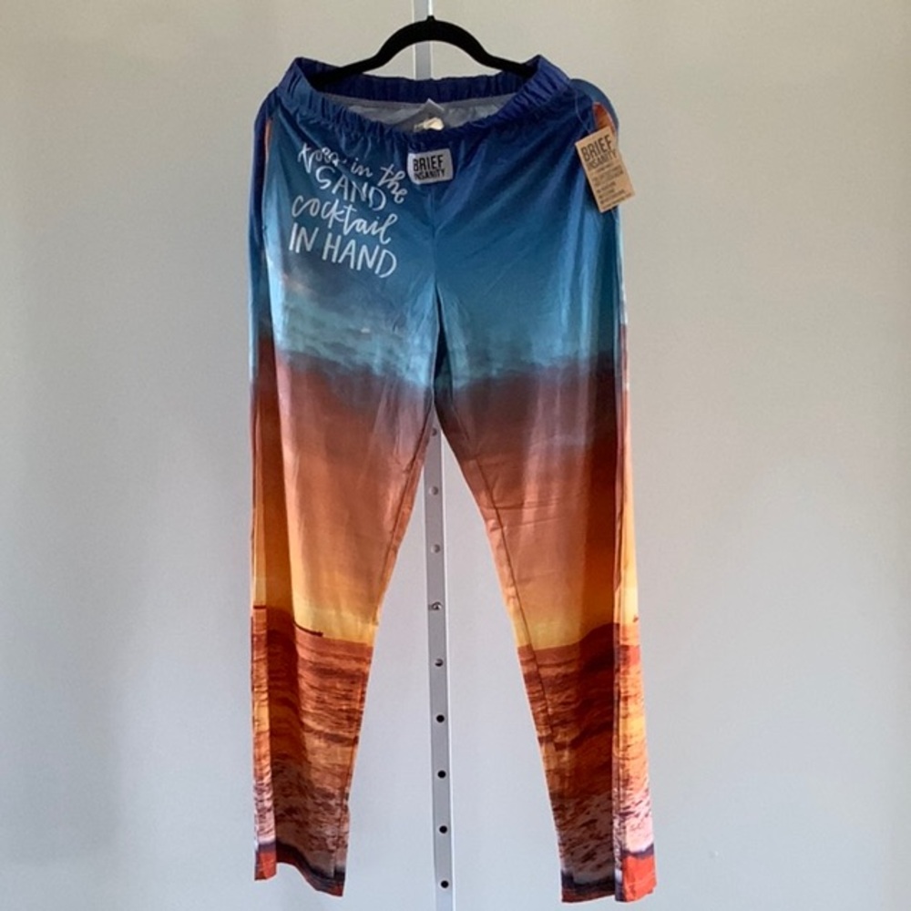 NWT Brief Insanity lounge pants with pockets Lg